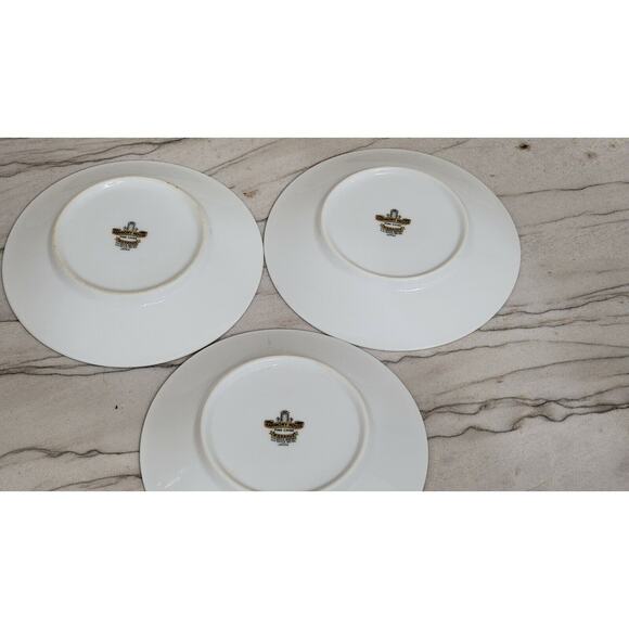 Vintage Mid-Century Modern MCM Harmony House WOODHUE 6" Saucers Set of 3 - Picture 4 of 4